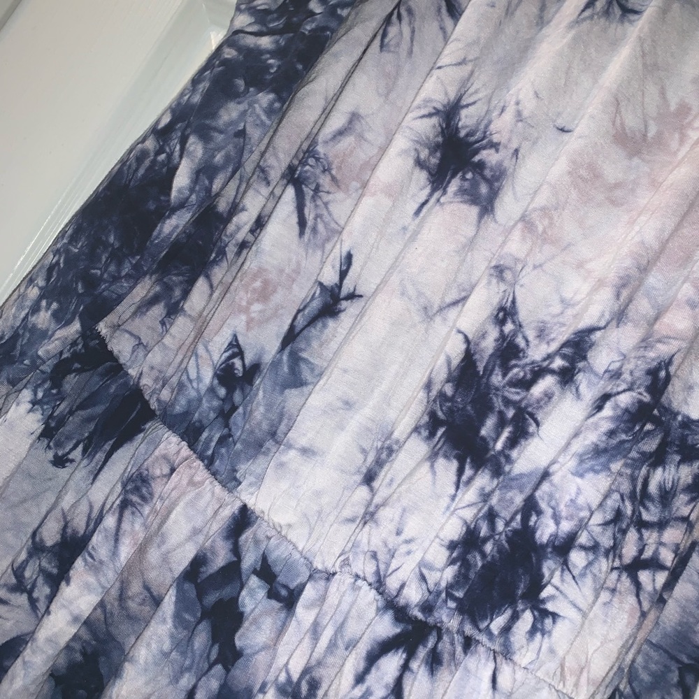 Belle Sky cold shoulder long sleeve tie-dye romper - Picture 7 of 10